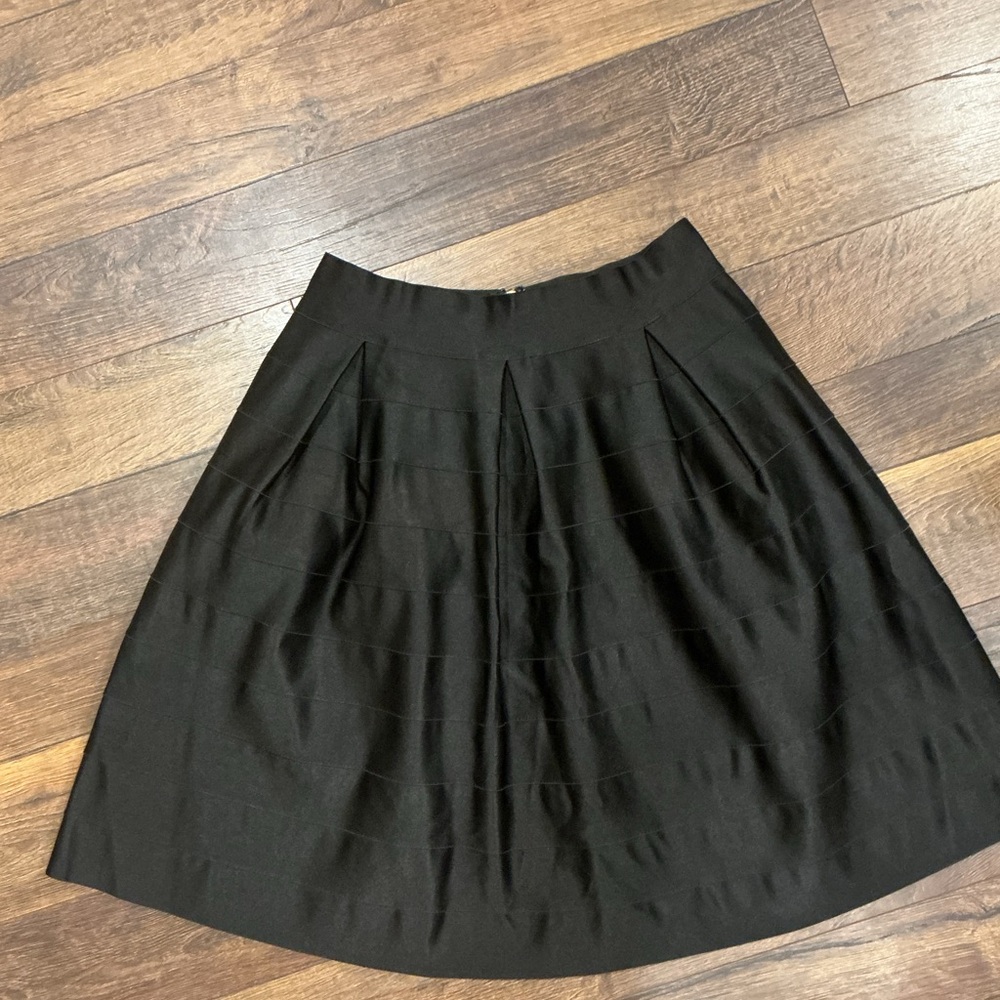 bebe Black A-Line Skirt
